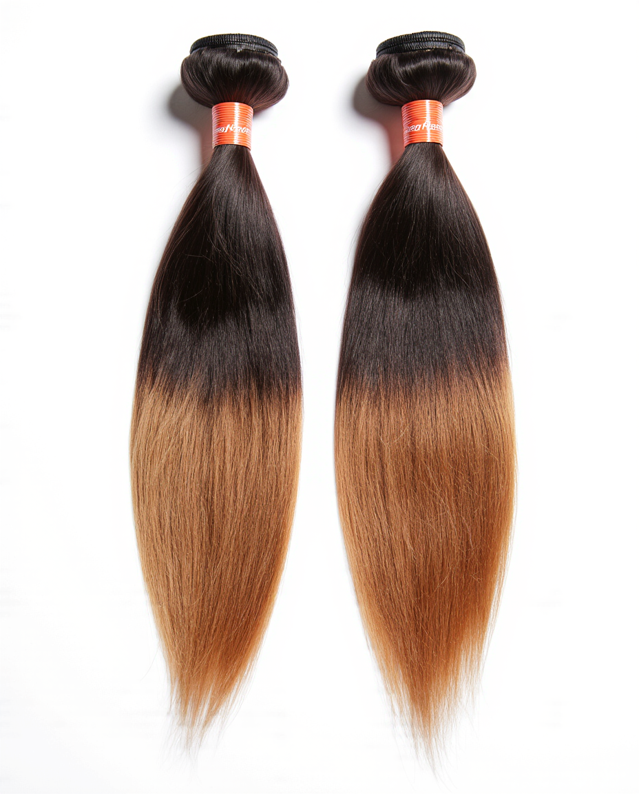 Ultra Braid – Nero Naturale  con punte marrone caldo/rame (T1B/340)